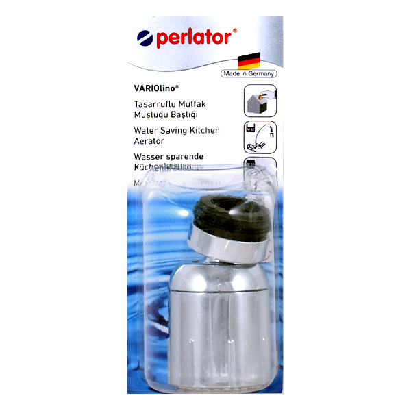 10 ADET Döner Mafsallı VARIOLINO® 6 L/dk Tasarruflu Mutfak Musluğu Başlığı