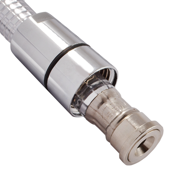 10 adet Neoperl Chromalux Metalik 12 L/dk Tasarruflu Duş Hortumu 150cm