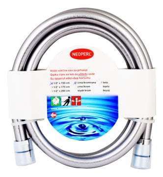 Neoperl Chromalux Supreme 5 L/dk Tasarruflu Duş Hortumu 150cm